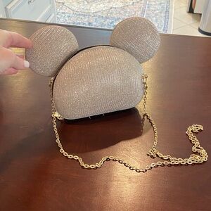 Gold Mouse Ear Crossbody Bag